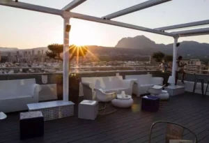 terraza hotel madeira centro benidorm